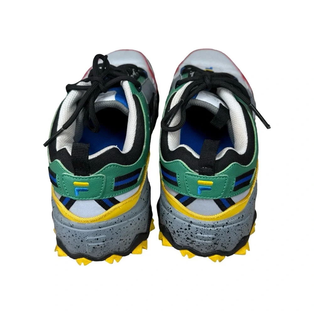Fila Oakmont TR Mens Sneakers Multi Color Trail Shoes 1JM01565-051 Size 10.5